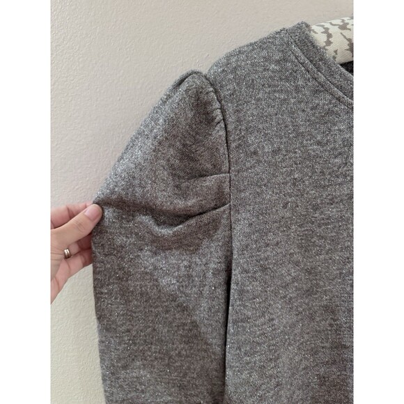 Les Serein Women's Marcello Puff Shoulder Lurex Knit Top Fancy Size XXL NWT - Picture 3 of 7